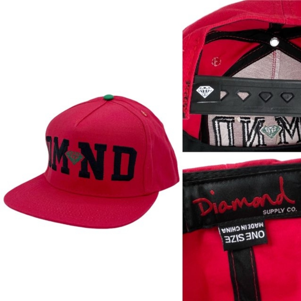 New! Red Diamond Supply Company Snapback Baseball Cap